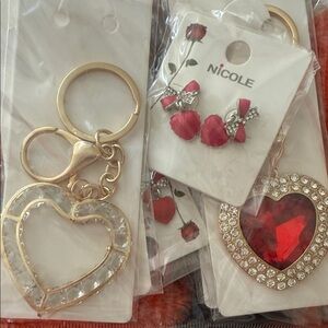 Nicole 12 Piece Heart Set with a Mix of Items. NWT.